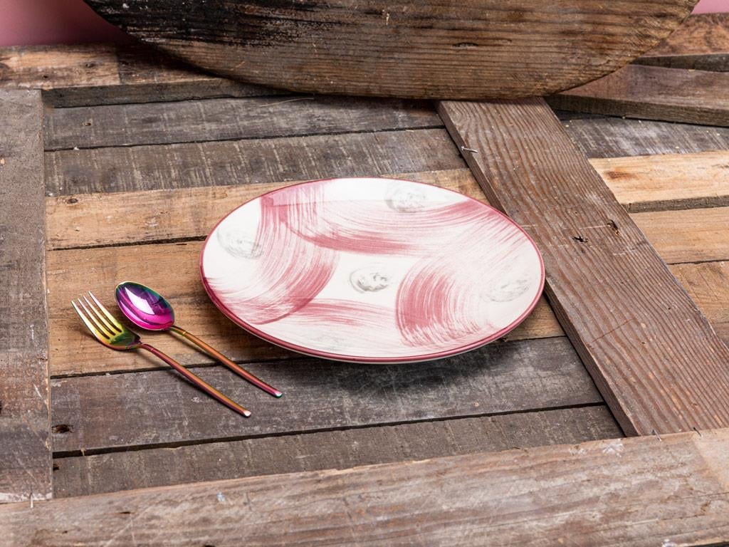 Jana Porcelain Service Plate 24 cm Damson
