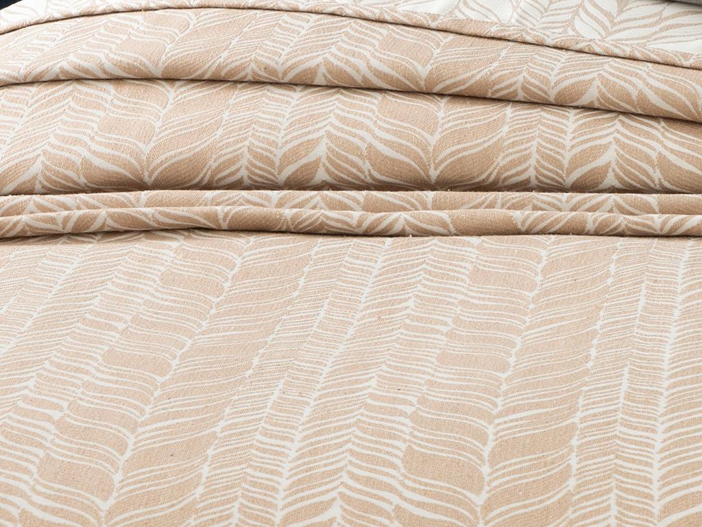 Knit  Jacard Pentru o persoana  SET CUVERTURĂ DE PAT 160x240 cm Burgundia-gri