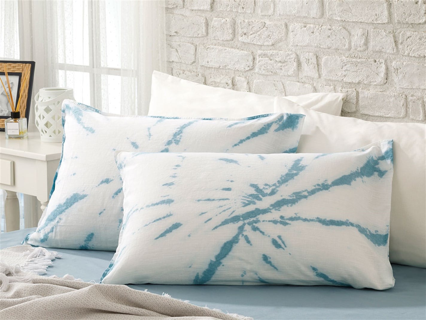 Lacrimile oceanului 57 Tel / 144 Numărul de fir 2 set 50x70 cm Albastru Deschis