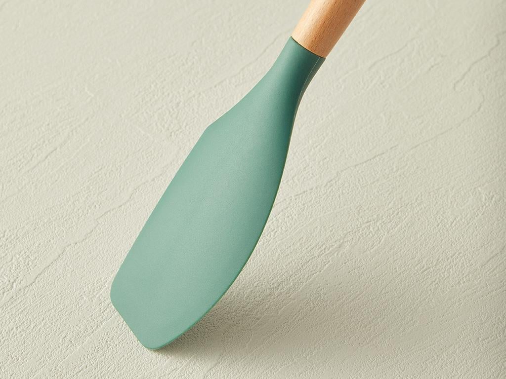 Liana Silicone Spatula 31 cm Koyu Yeşil
