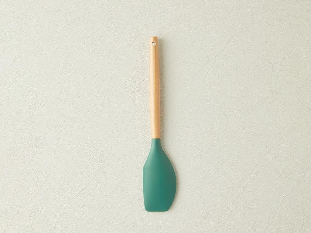 Liana Silicone Spatula 31 cm Koyu Yeşil