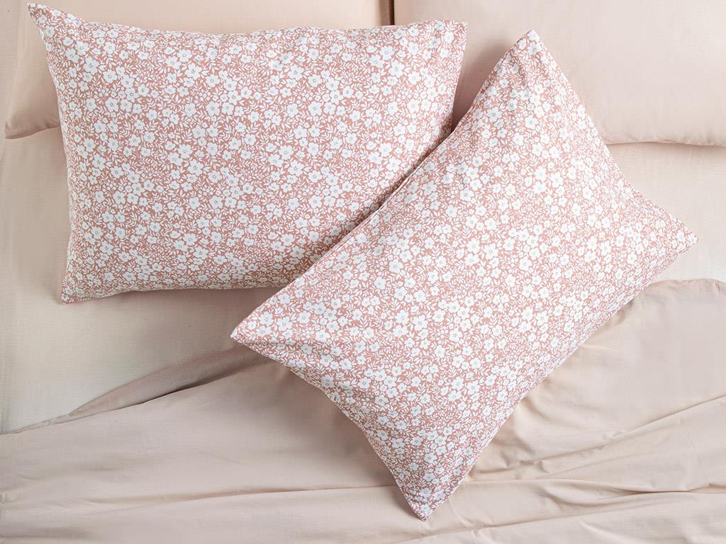 Liberty Bloom Cottony 2 Set Pillowcase 50x70 cm Cinnamon