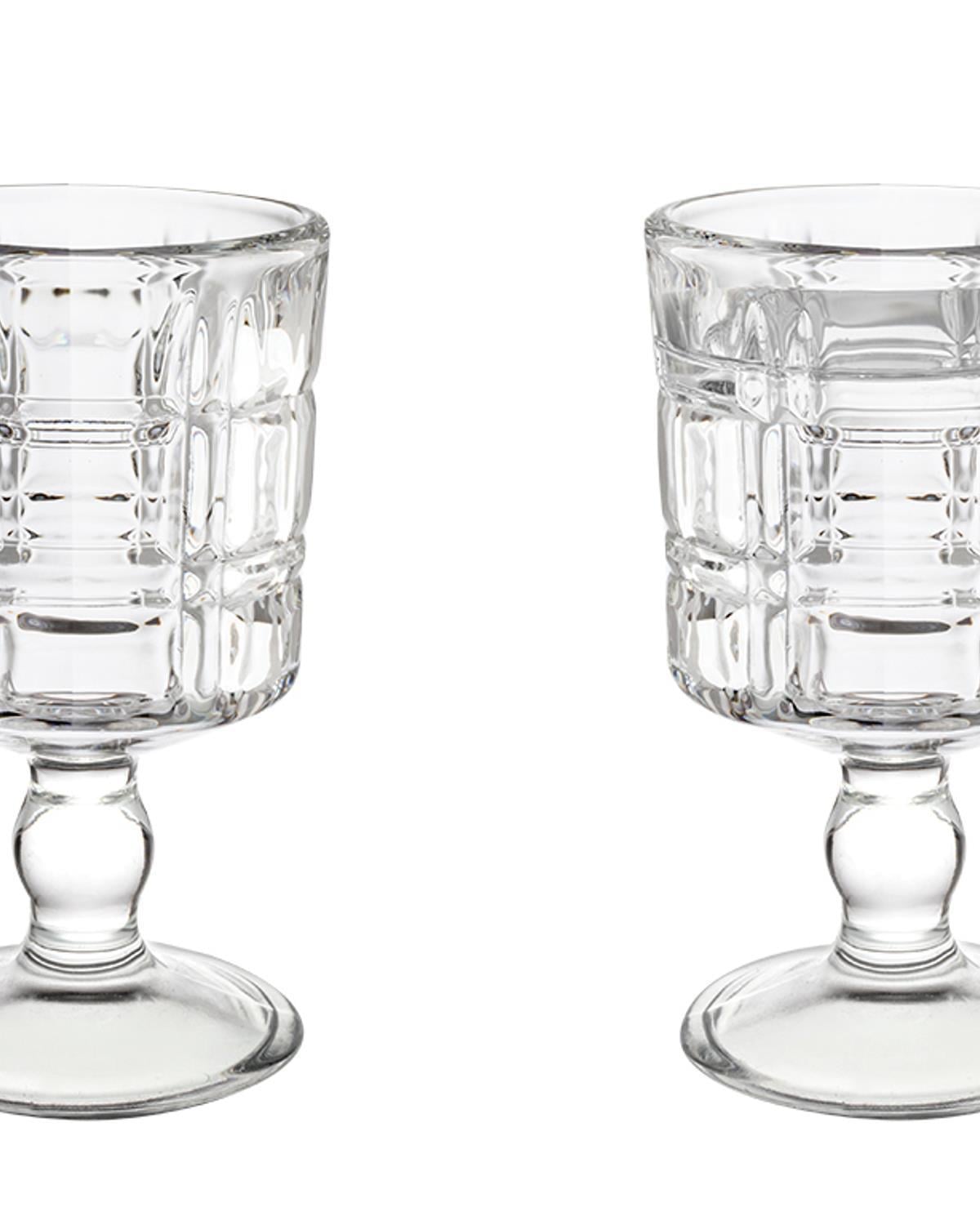 Lienza Glass 6 Set Served with Coffee Water Glass 60 ml Transparent