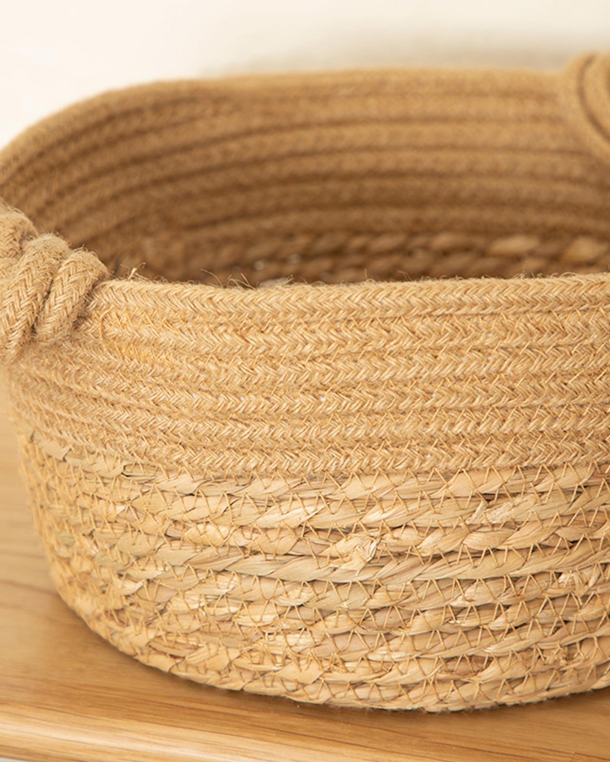 Loop Coș 32x16 cm Cafeniu