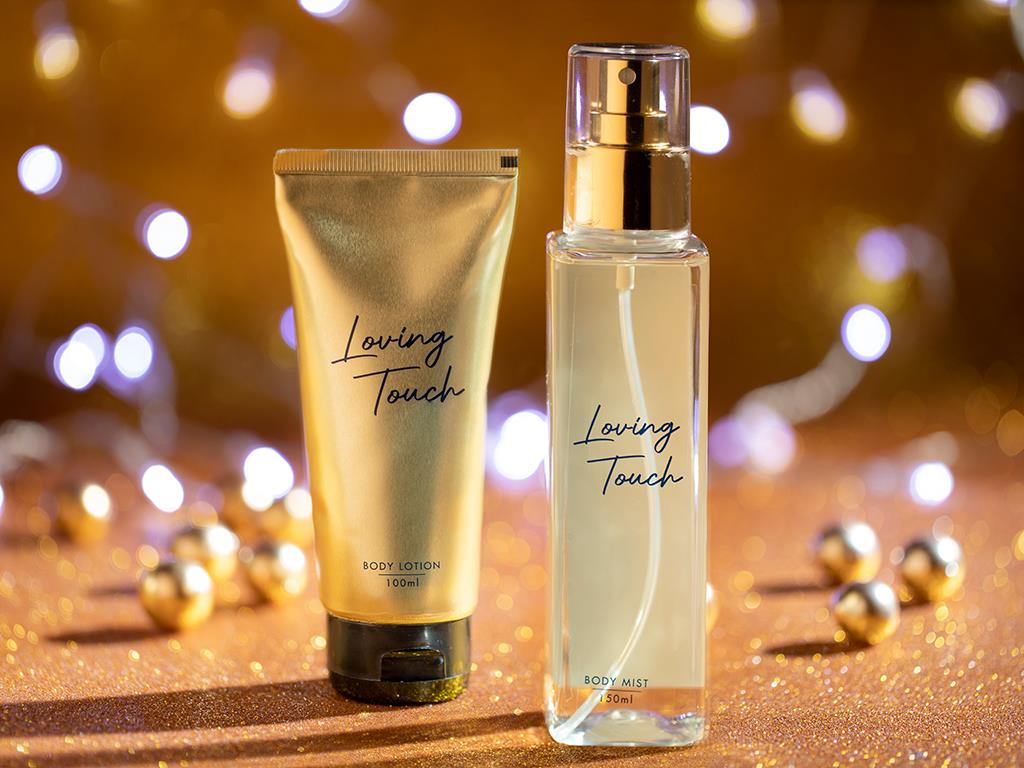 Loving Touch 2 Set Body Mist&Lotion Set Gold
