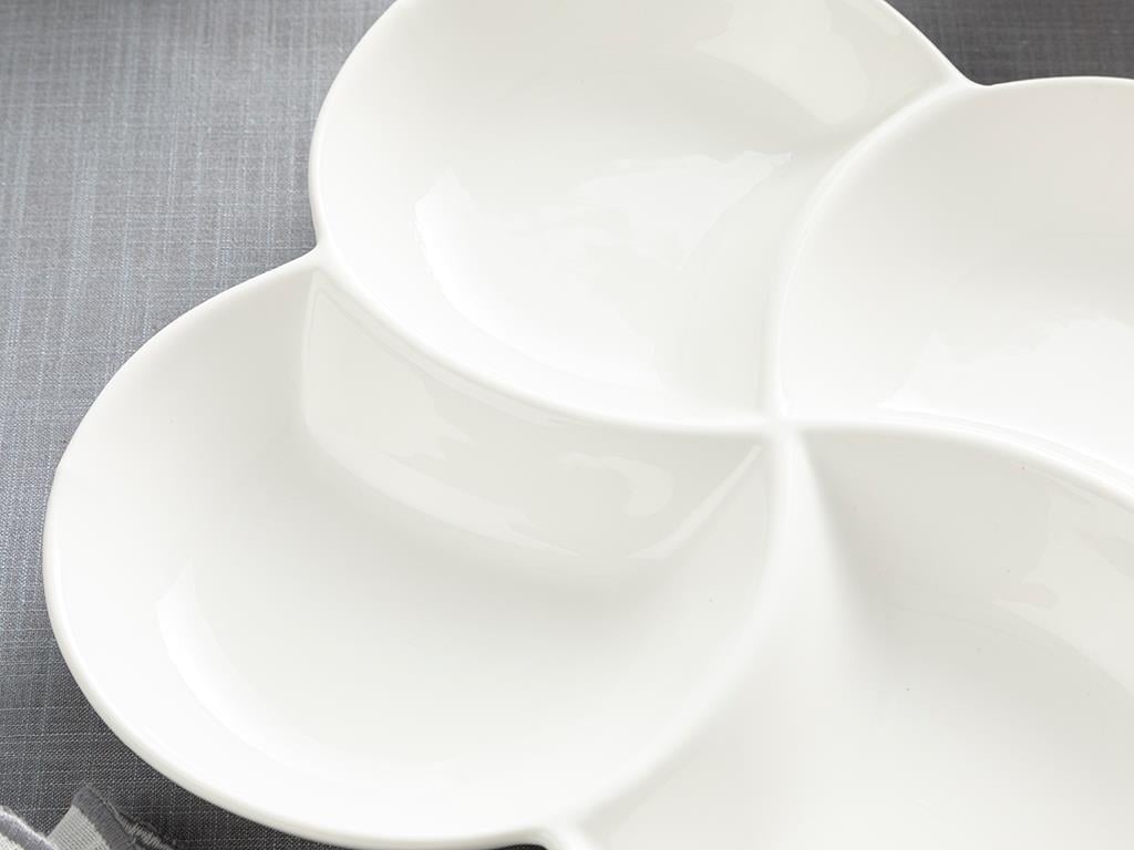Lucas New Bone Appetizers 22x22 cm White