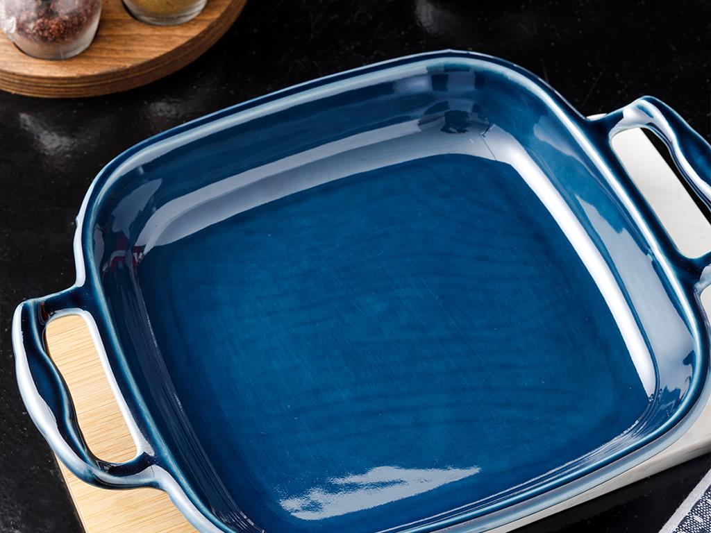 Lucita Porcelain Oven Cover 26 cm Blue