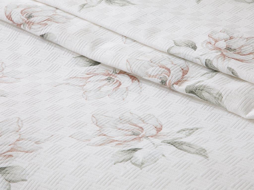 magnolie  Cu imprimeu Persoană dublă  CUVERTURĂ 200x220 cm Roz