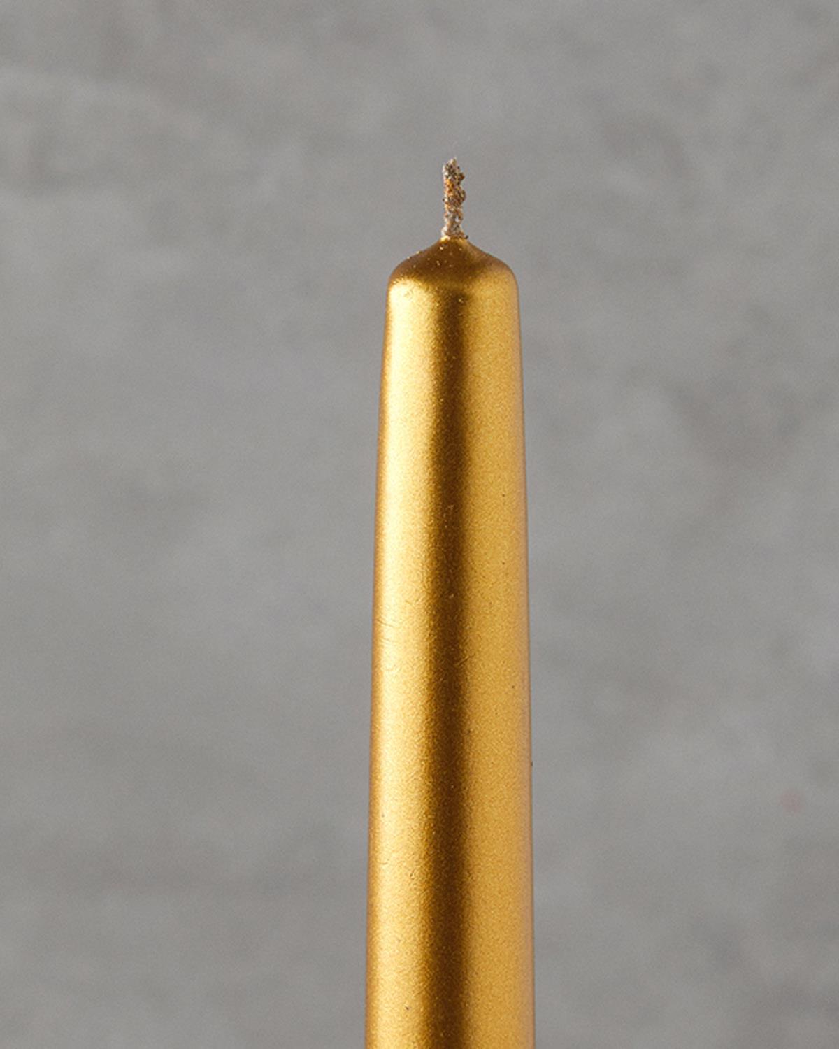 Majestic 2 Set Candle 25 cm Gold