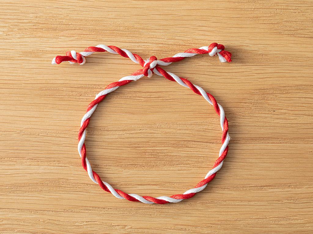 Bracelet M Red-White