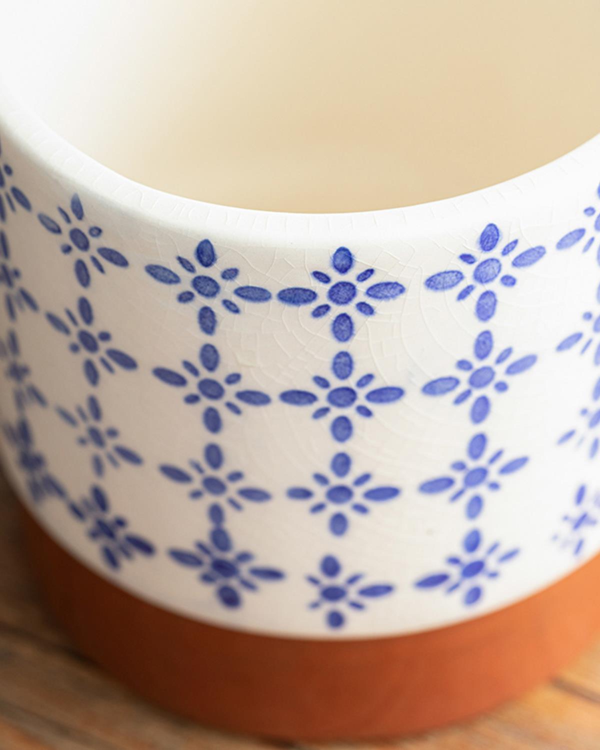Martin Flowerpot 9.8x9.8x10 cm Blue