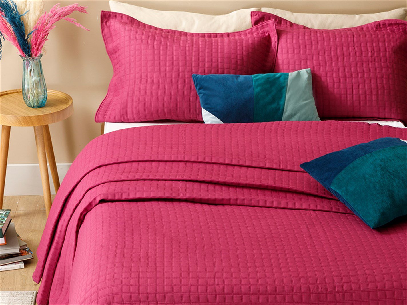 Merlin Jacquard Persoană dublă 250x260 cm Damson
