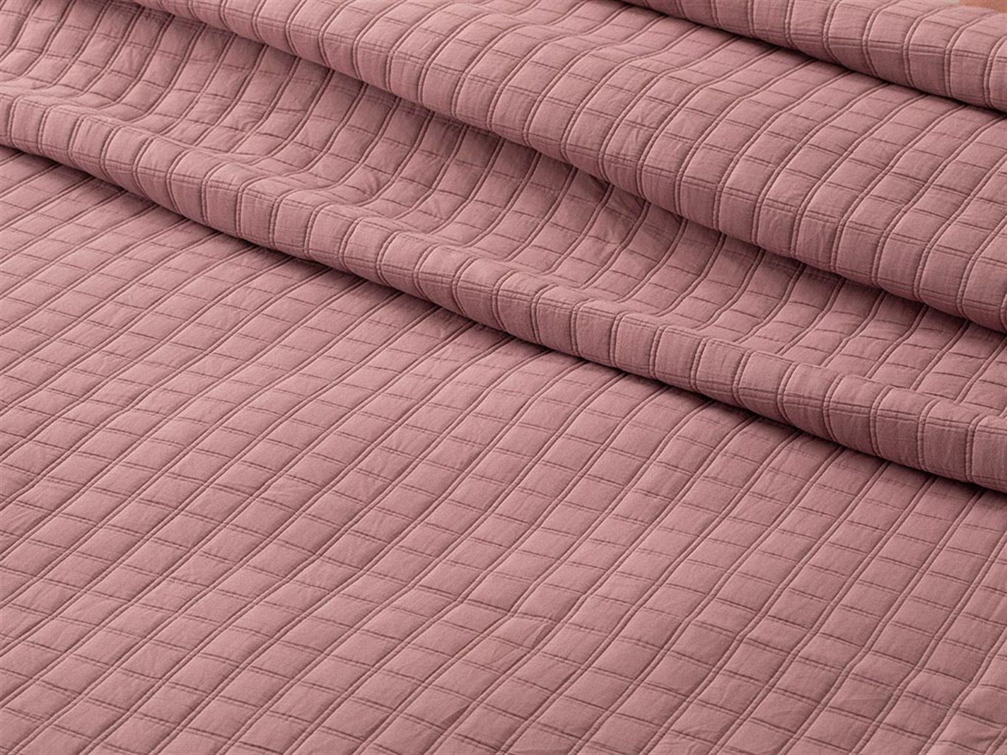 Merlin Jacquard Persoană dublă 250x260 cm Pulbere roz
