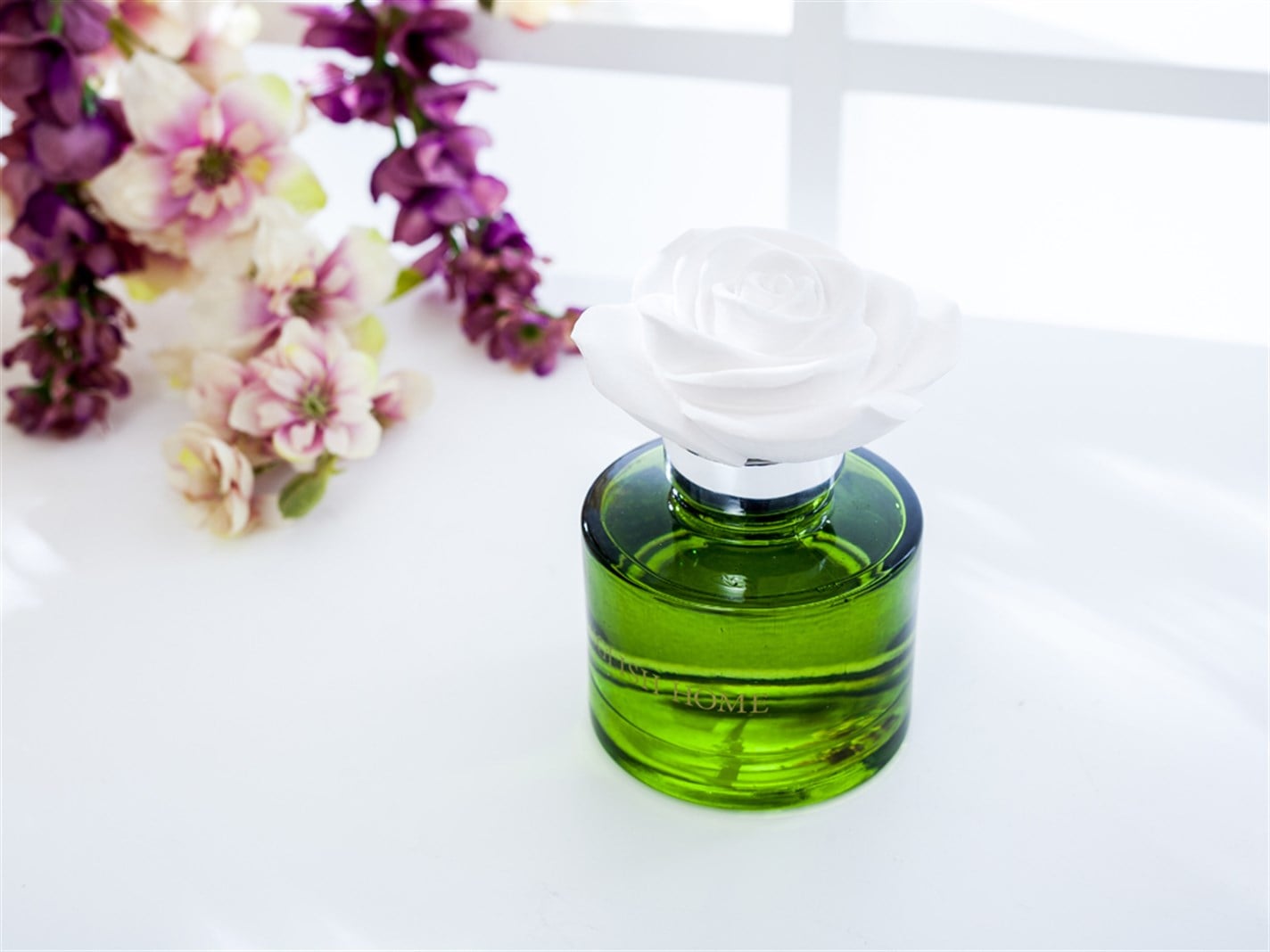 Miere de floare de nectarină #  180 ml Mint-lilac-roz