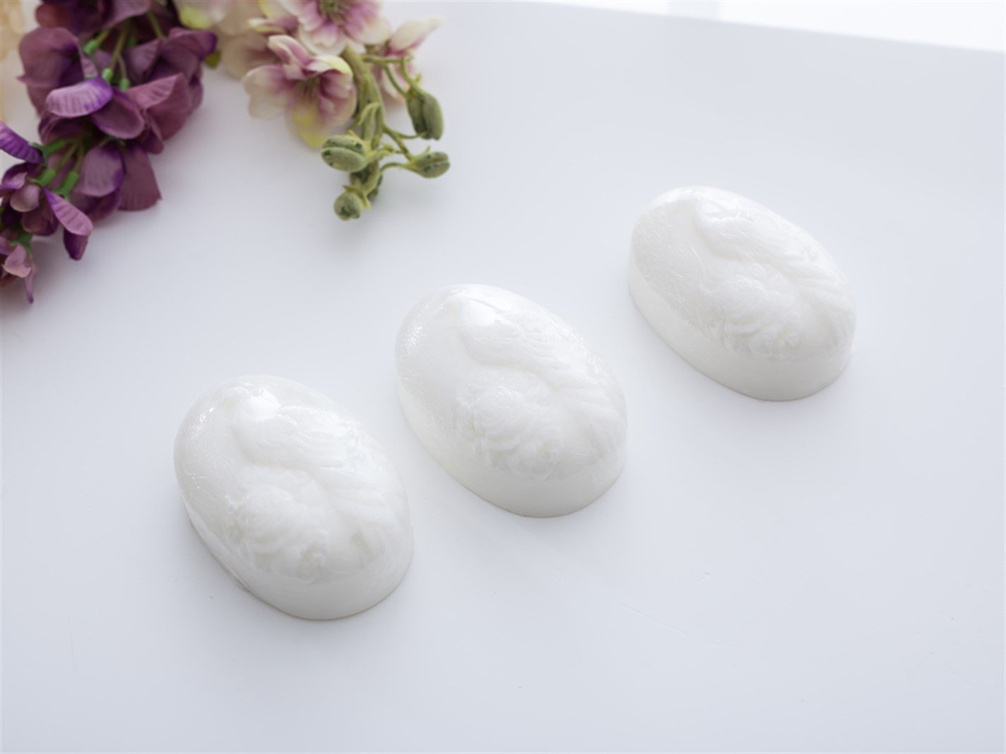 Miere de floare de nectarină Parfumat 3 set . Mint-lilac-roz