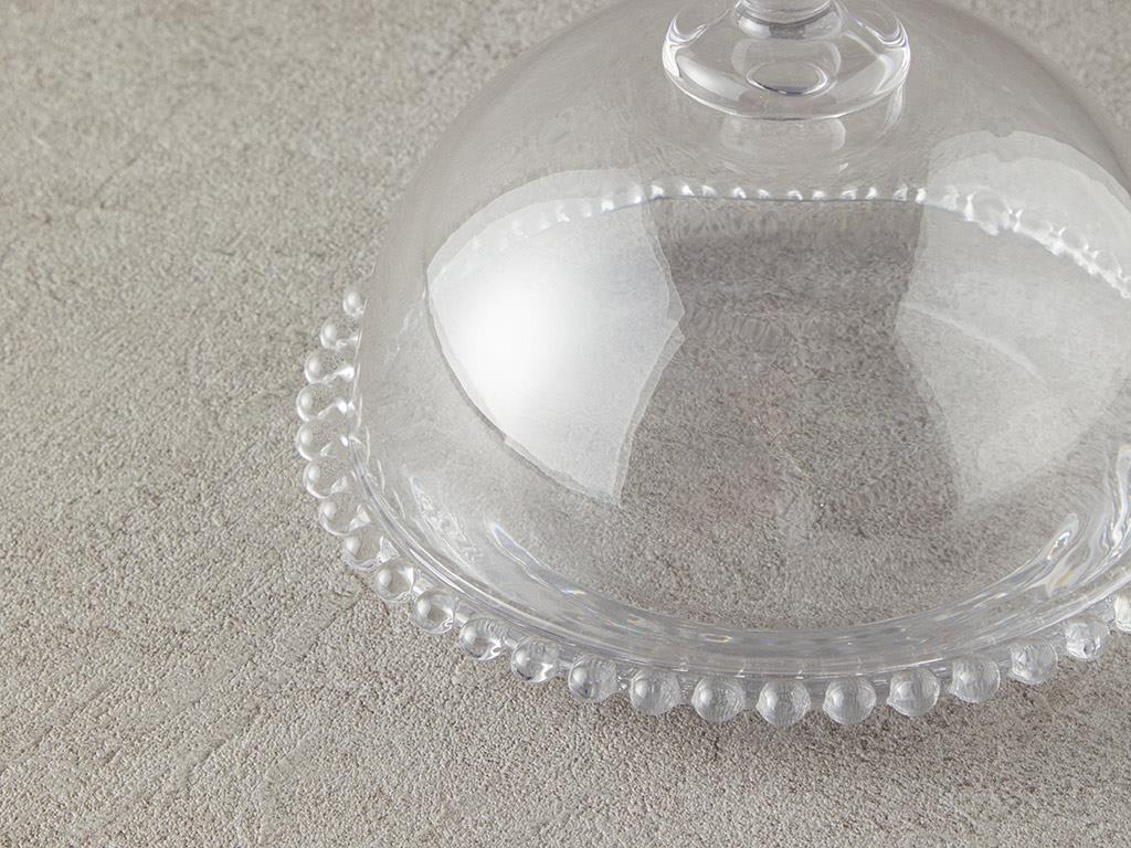 Miny Glass Covered Presenter 19 cm Transparent