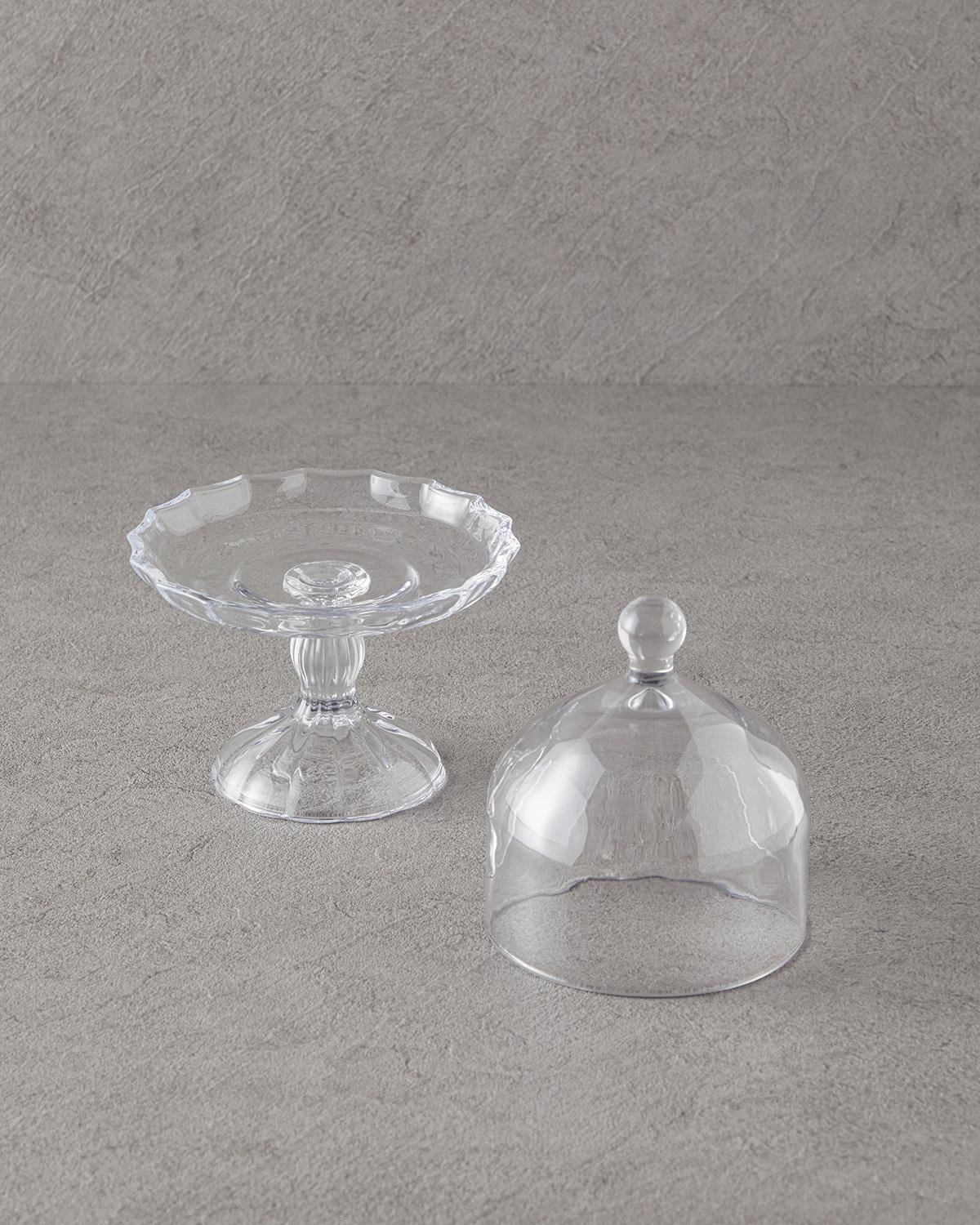 Miny Glass With Feet Presenter 11 cm Transparent