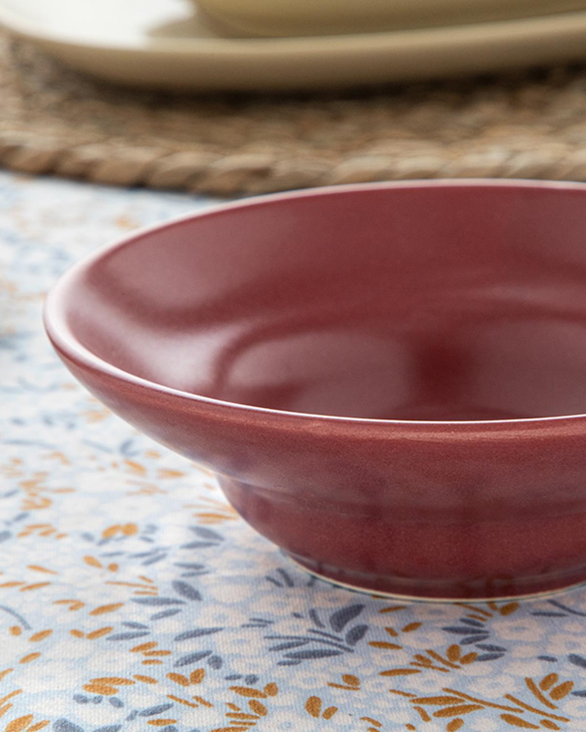 Miraca Ceramic Bowl 14 cm Red