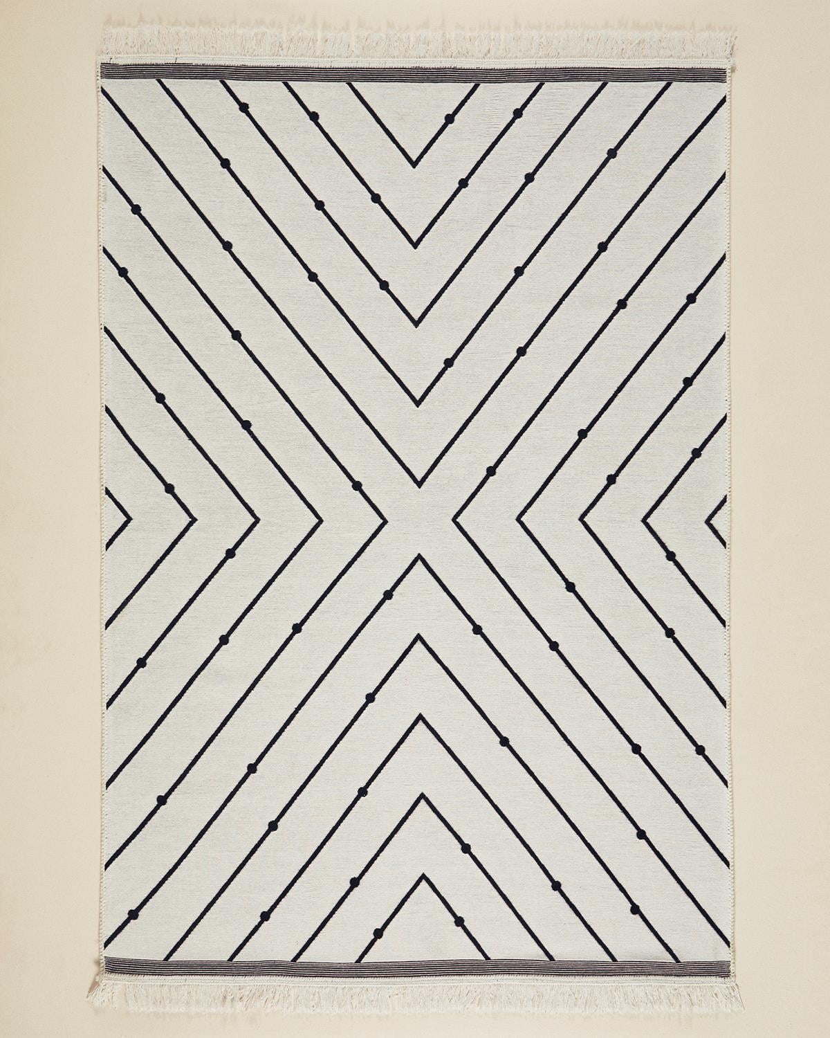 Weaved Weave Rug 120x180 cm Black