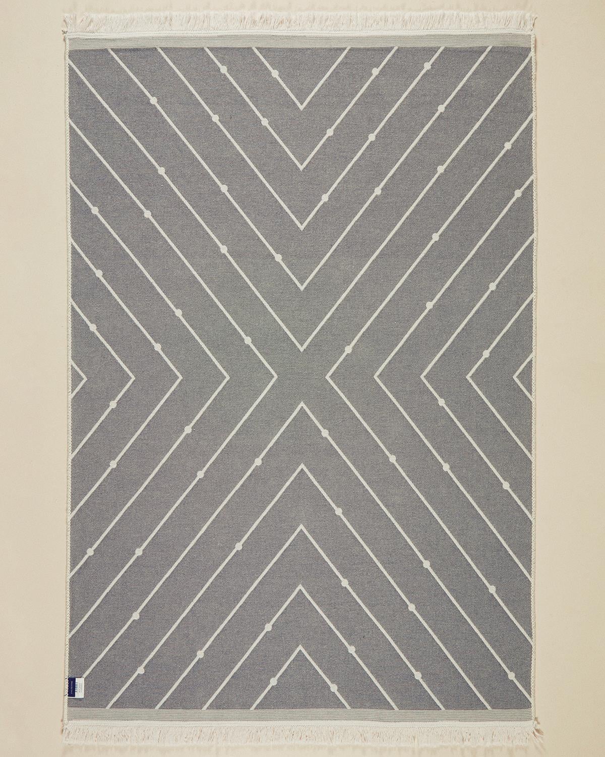 Weaved Weave Rug 80x150 cm Gray