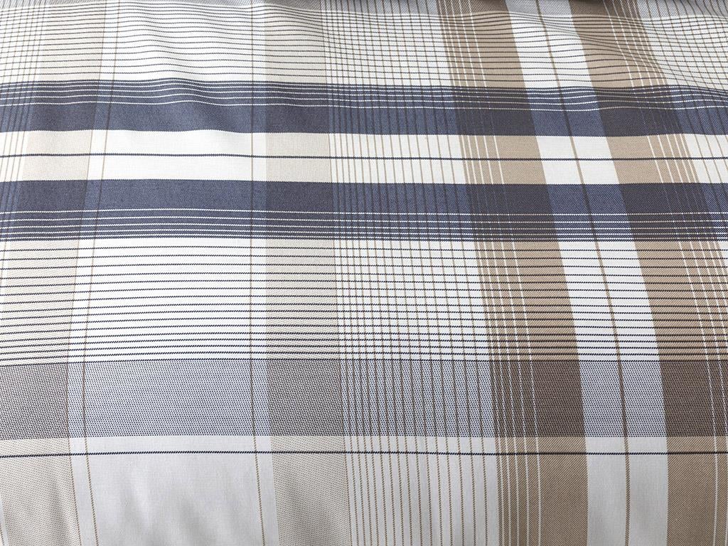 Modern Check Cottony  King Size  SET LENJERIE DE PAT 240x220 cm Dark Blue