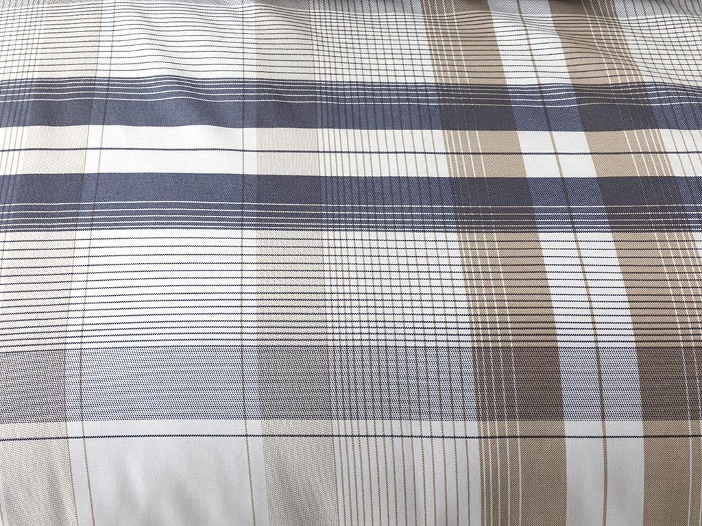 Modern Check Cottony  Super King  SET LENJERIE DE PAT 260x220 cm Dark Blue