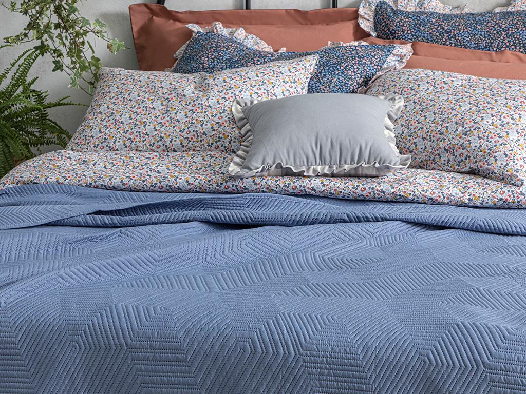 Modern Motion Dublu Cuvertură Multifuncțională 200*220 Cm Albastru