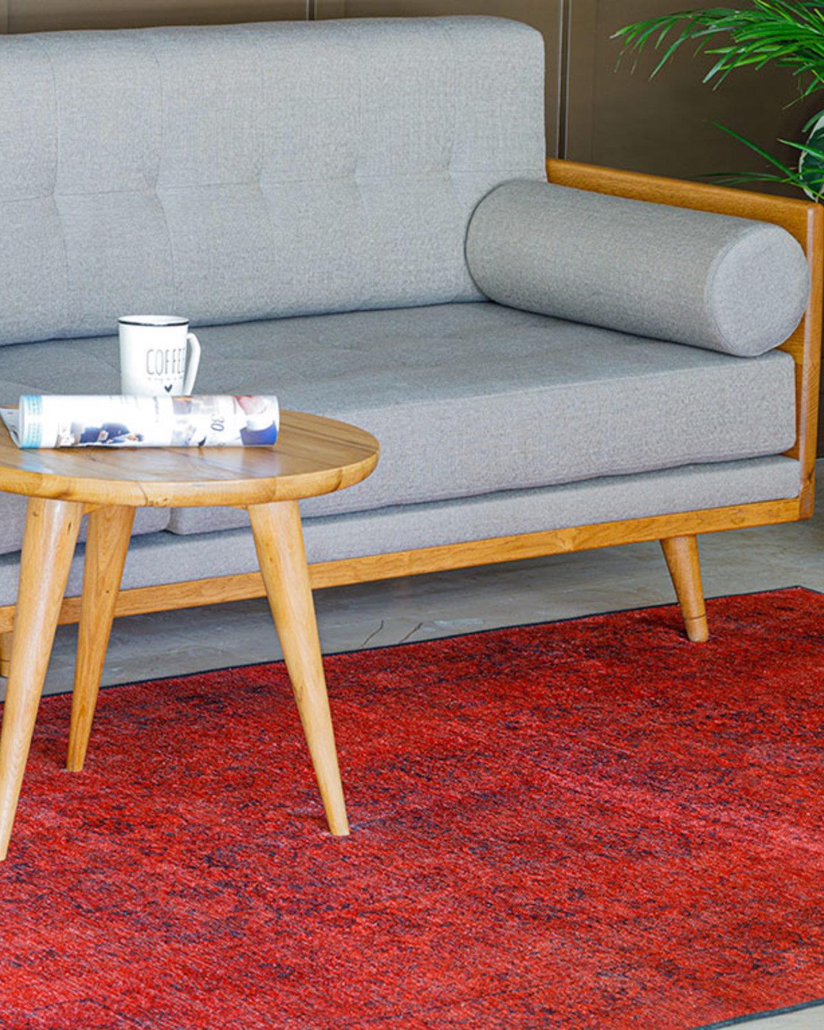 Mont Blanc Basic Jacquard Covor Decorativ 120x180 cm Roșu