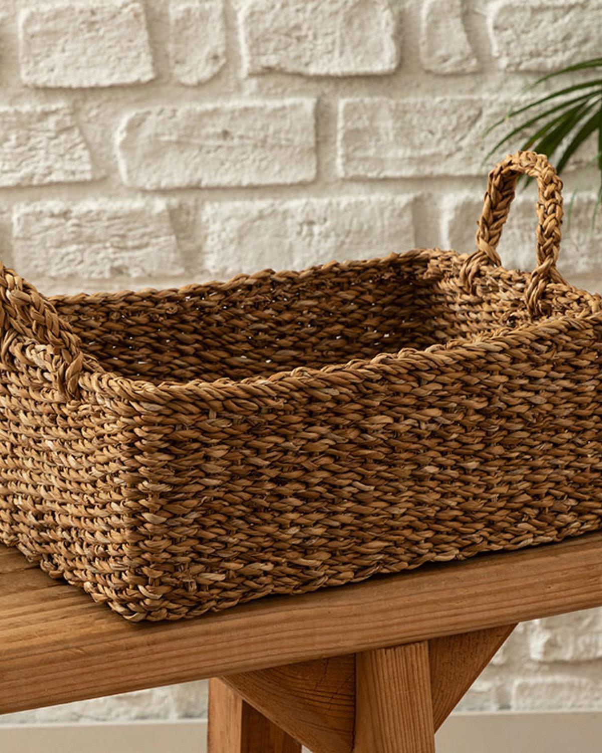 Natural World Stuf Coș 32*23*13Cm Cafea.