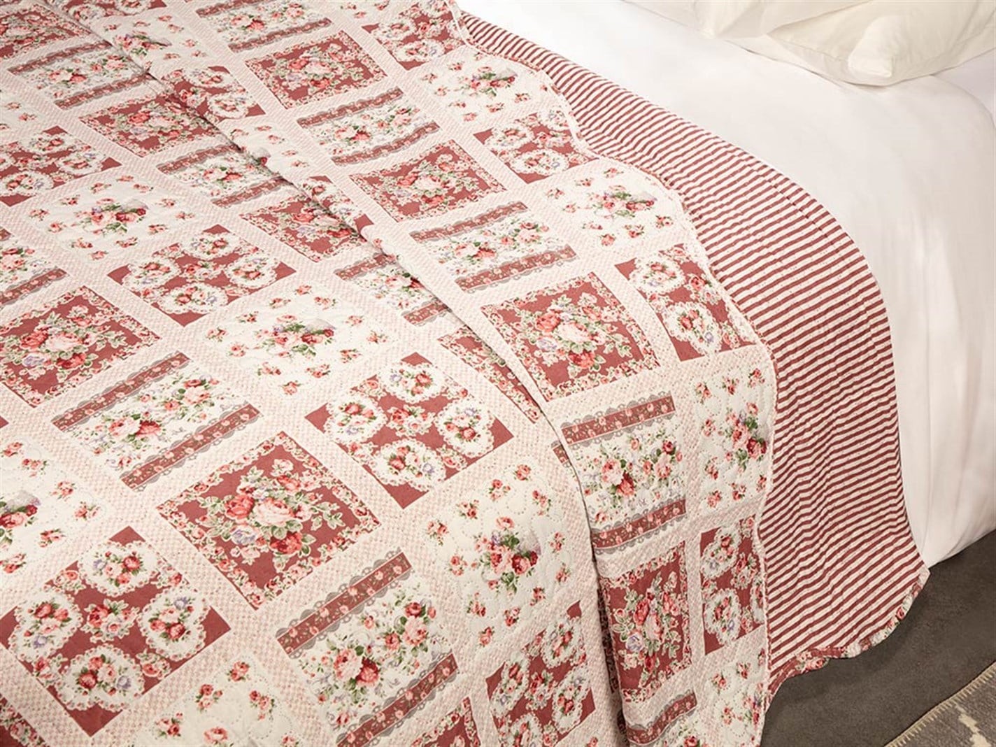 Nerys  Pentru o persoana 160x220 cm Rosu bordo
