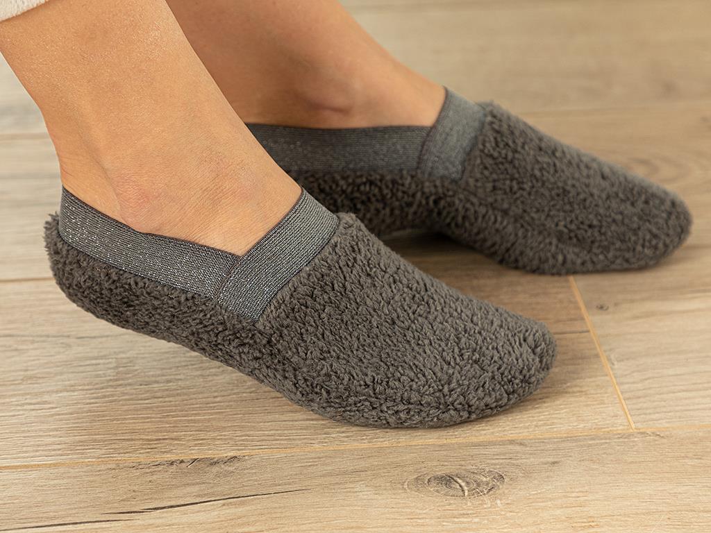 New Soft Silvery  Pluș  Femeie 39-41 Anthracite