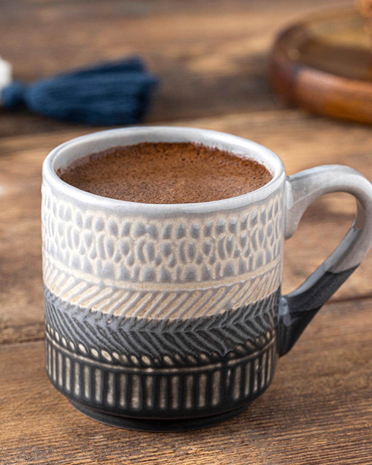 Nora Gresie Espresso Ceașcă 100 ml Gri Închis