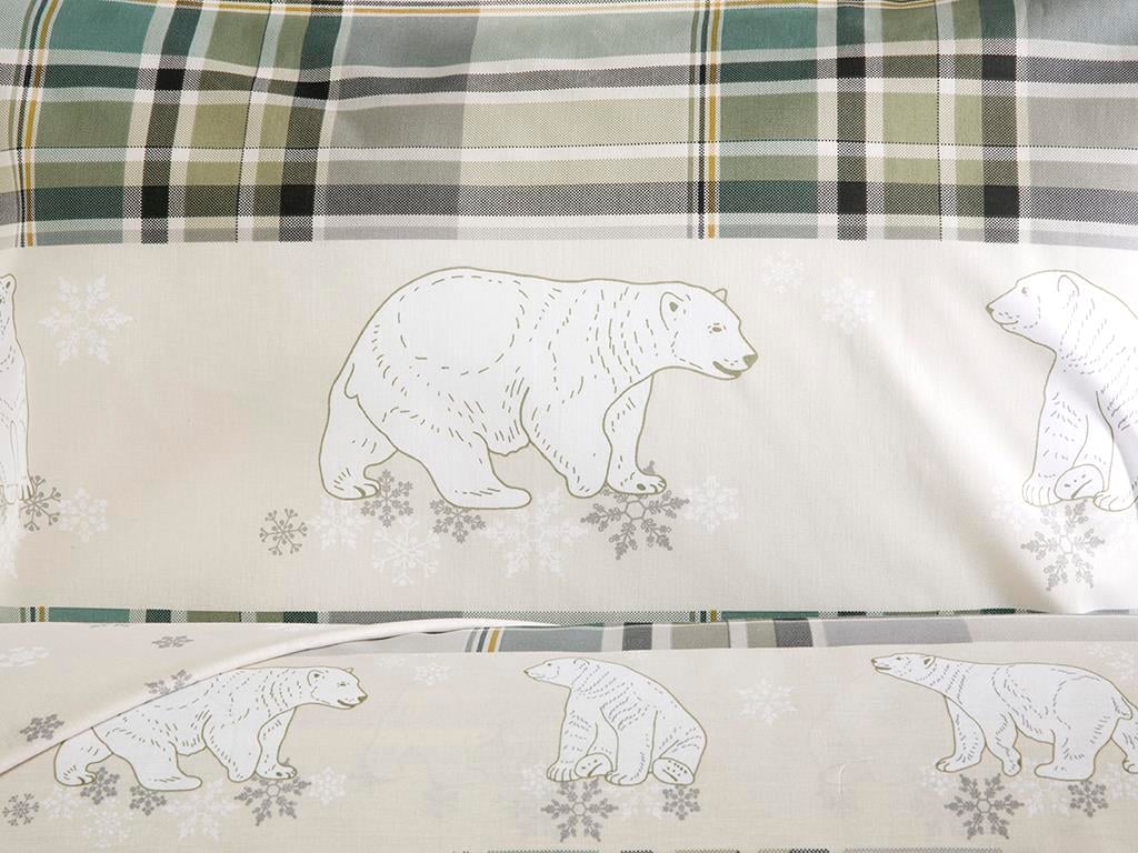 North Pole Bumbac For One Person  SET LENJERIE DE PAT 160x220 cm Beige