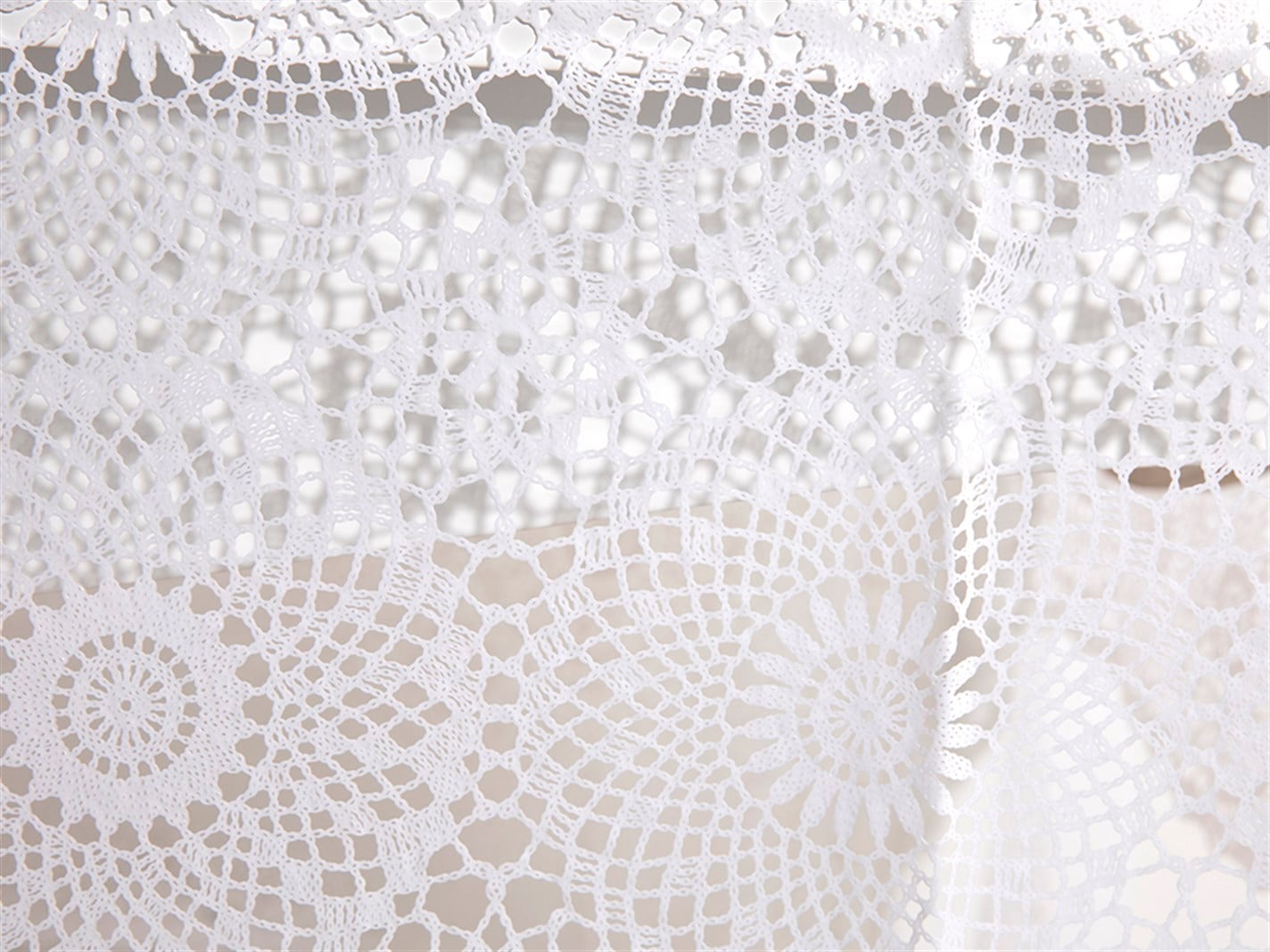 Odri De dantelă  137x182 cm Alb