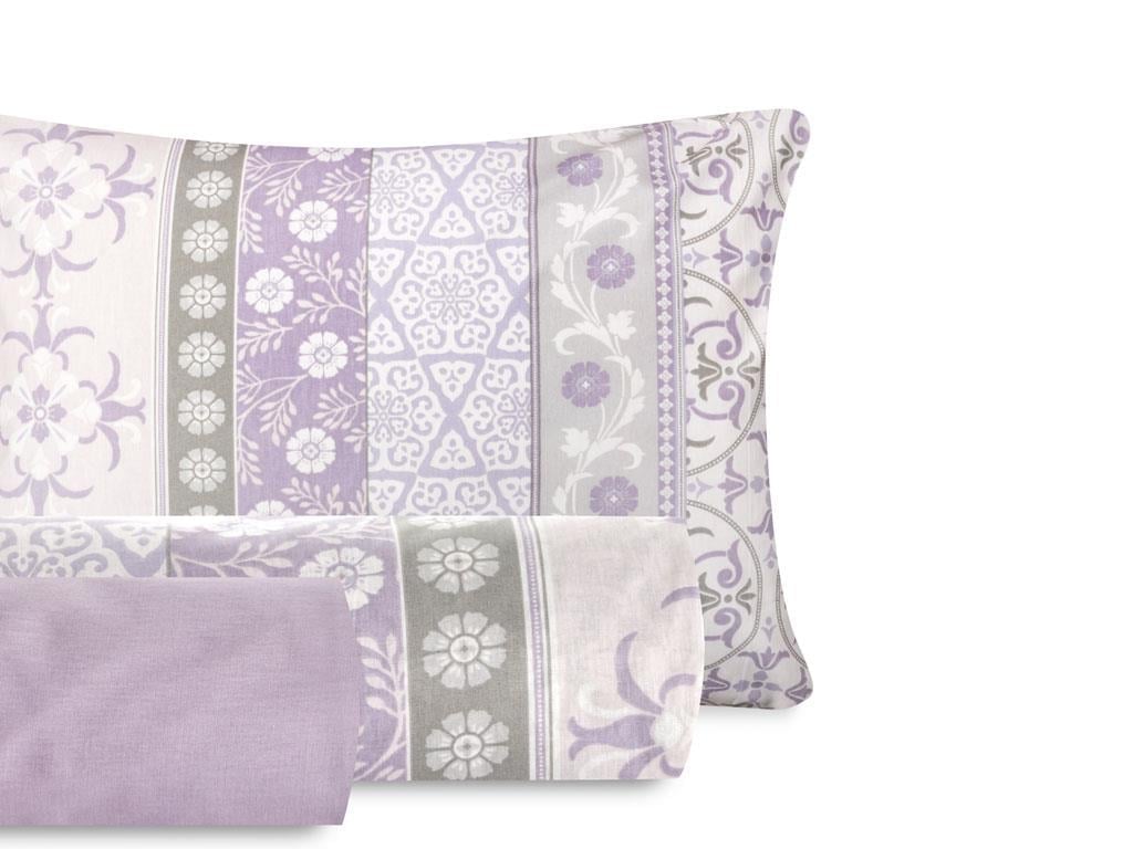 Orientul Bumbac For One Person  SET LENJERIE DE PAT 160x220 cm Lilac.