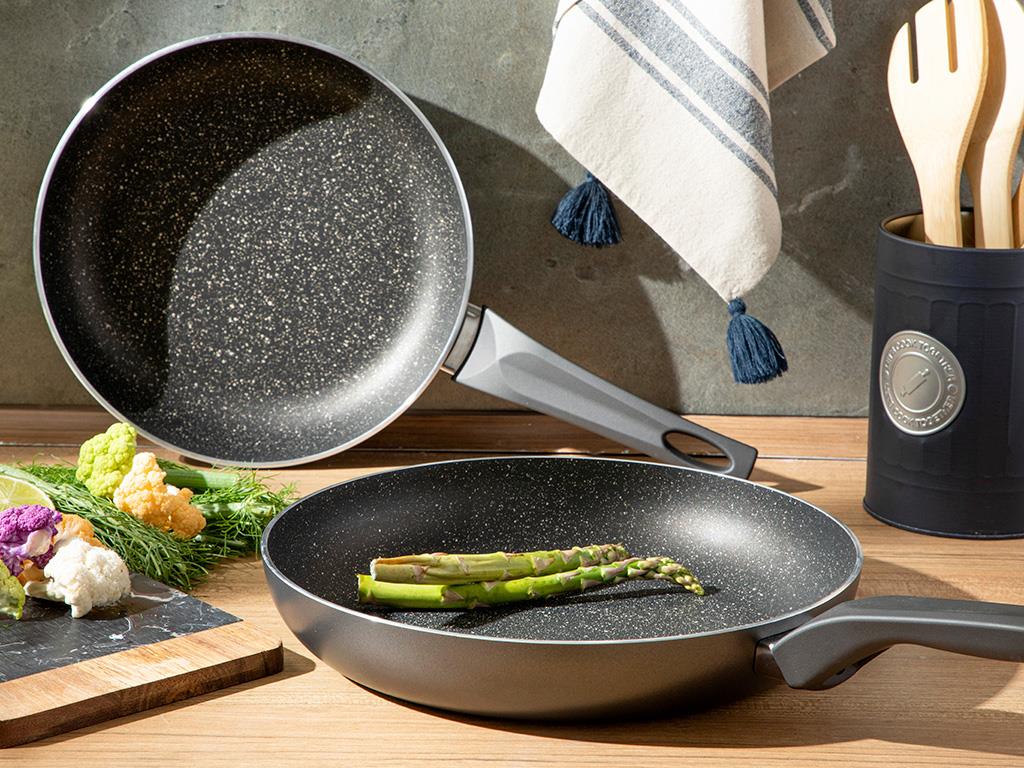 Oslo Granite 2 Pieces Pan Set 24-28 cm Anthracite