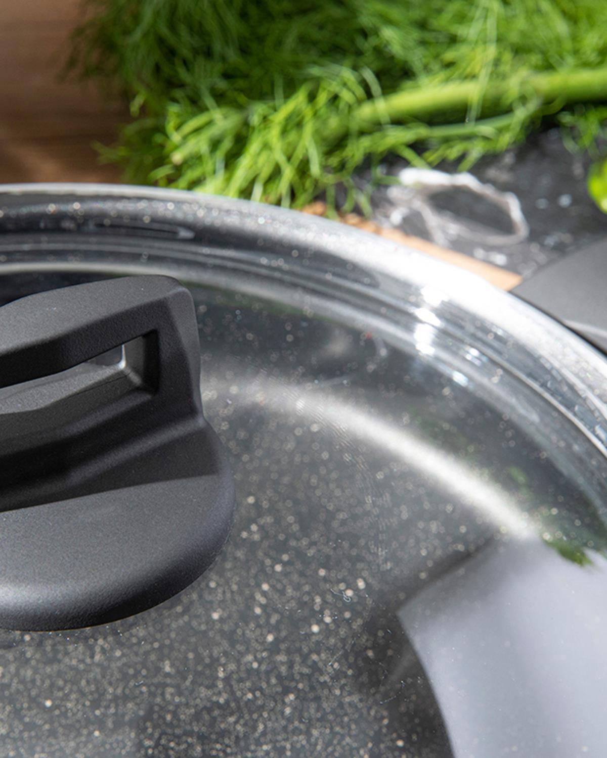 Oslo Granite 7 Pieces Cookware Set 20-24-26-26 cm Anthracite