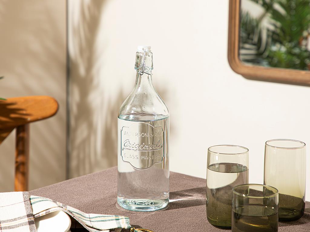 Oslo Sticlă Depozitare Sticlă 1000 Ml Transparent