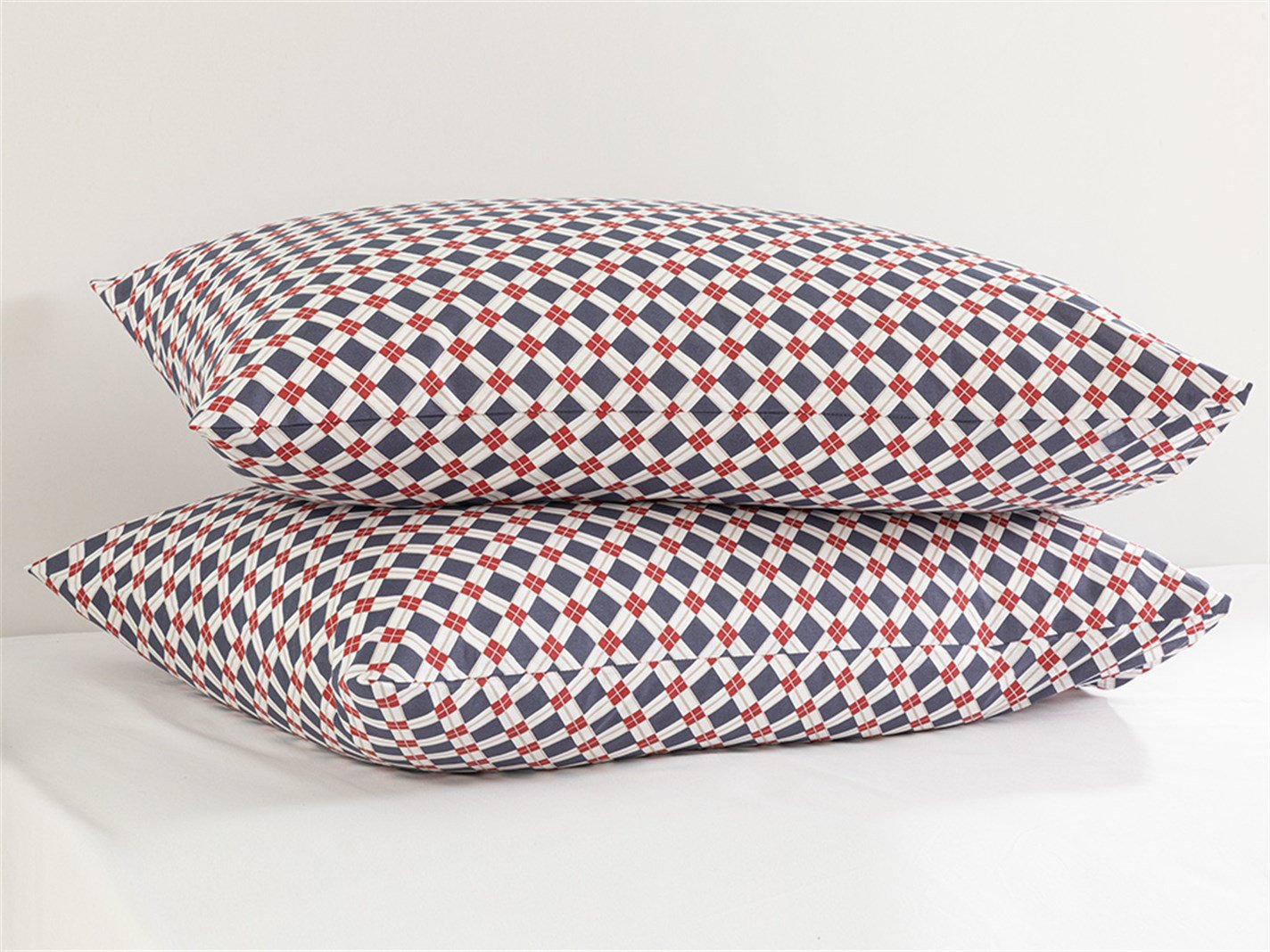 Oxford 57 Tel / 144 Numărul de fir 2 set 50x70 cm Albastru inchis