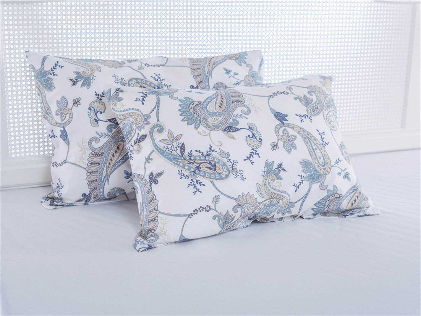 Paisley elegant # 2 set 50x70 cm Albastru