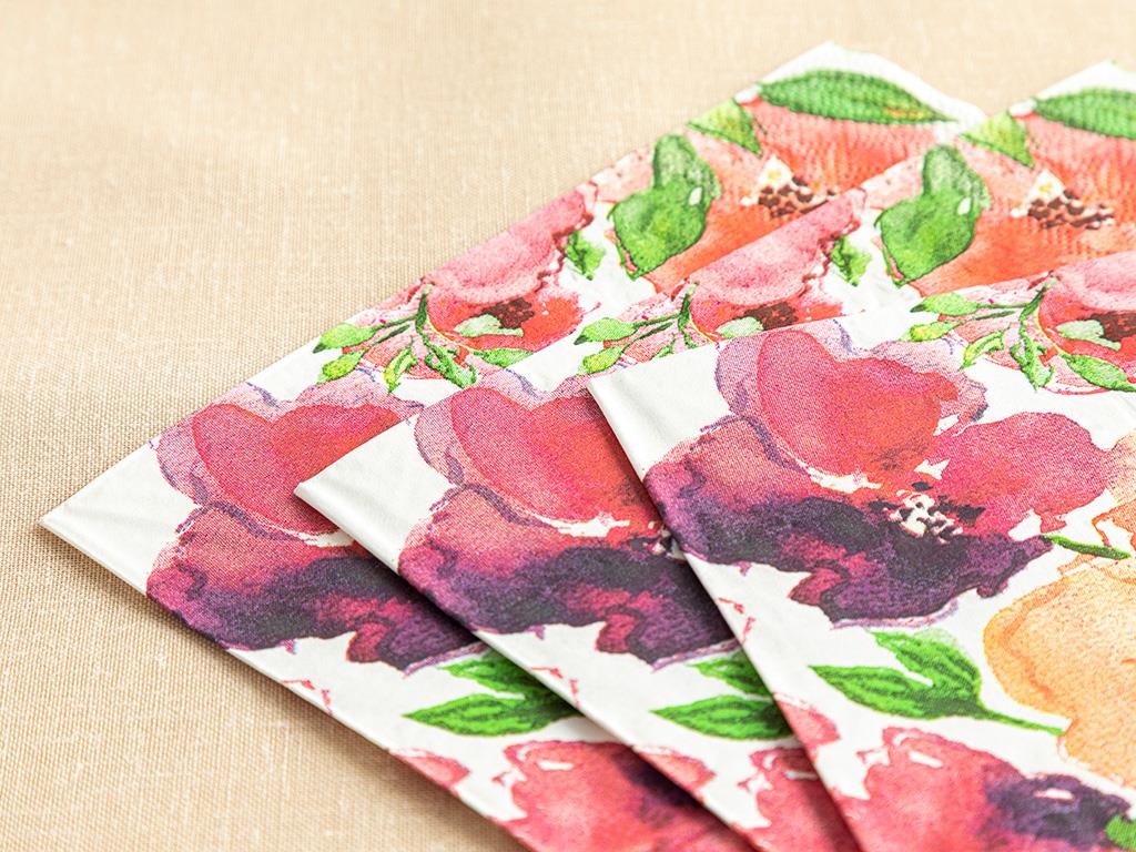 Palesa Paper 20 Set Tissue Napkin 33x33 cm Pink