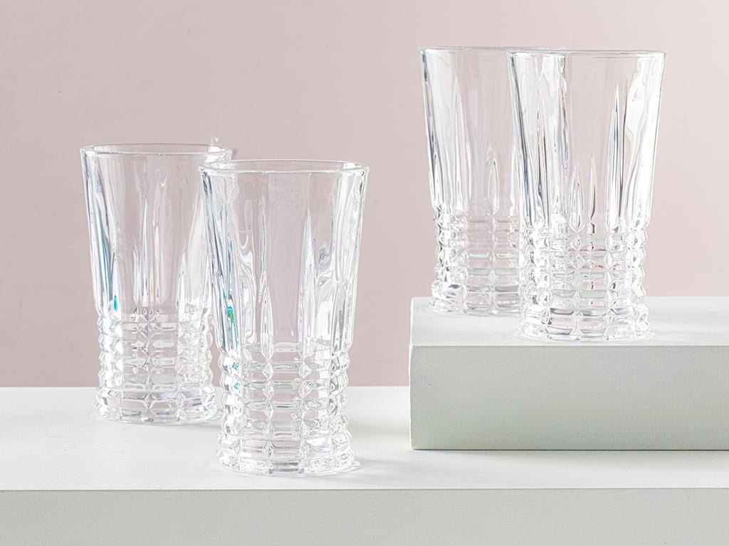 Pamira Pahar De Sucuri Set 4, Sticlă, 290 Ml, Verde-Albastru