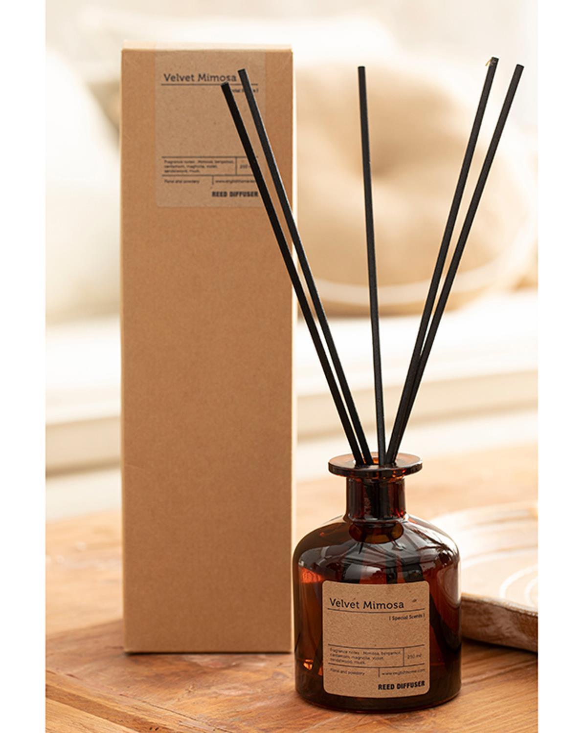 Parfum De Cameră Cu Bețișoare, Velvet Mimosa, 250 ml, aromă citric-florală cu note de mosc