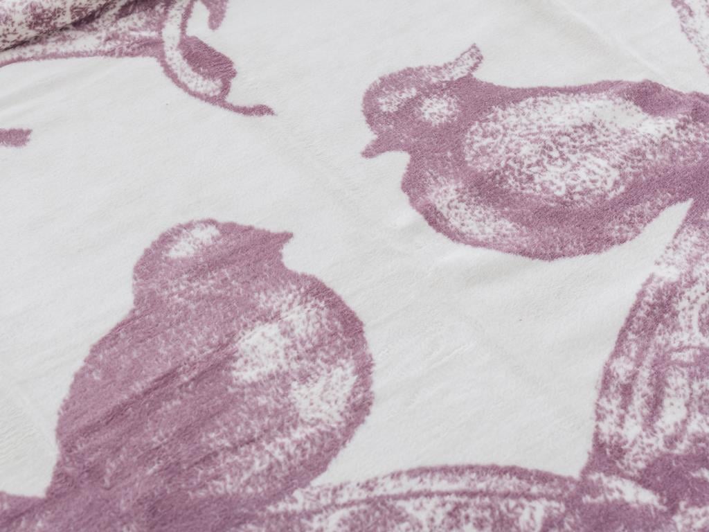 Pasari de dragoste Cottony For One Person  PĂTURĂ 150x200 cm Violet.