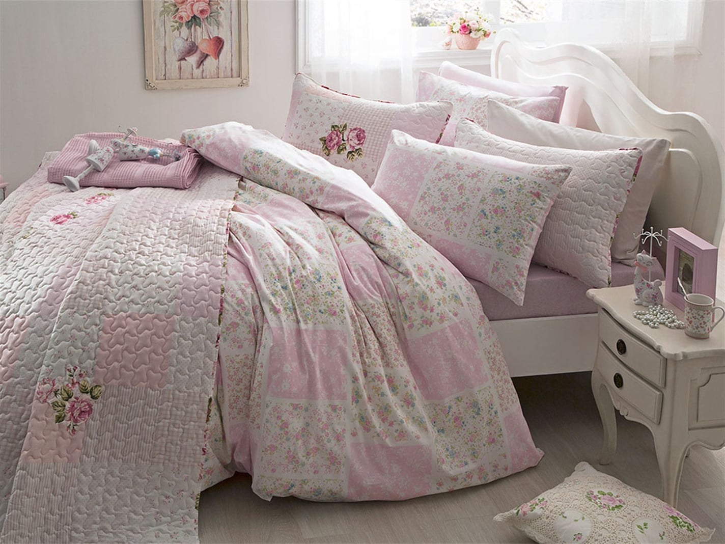 Patch Rosy  2 set 50x70 cm Roz