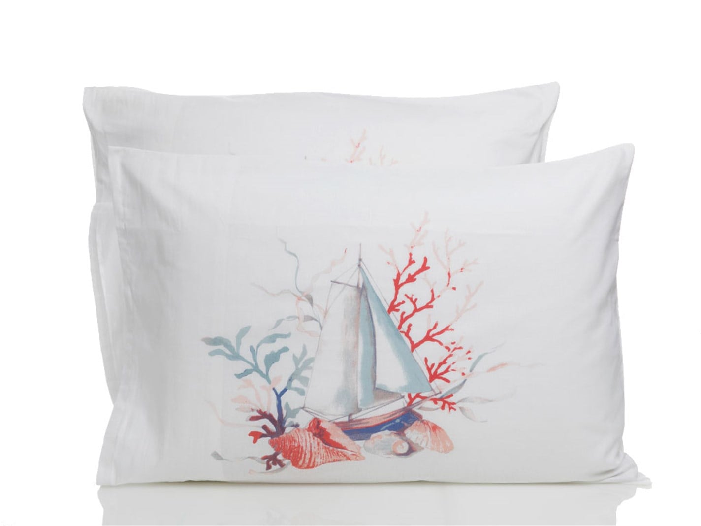 Perla de mare 57 Tel / 144 Numărul de fir Panou 2pcs 50x70 cm Coral
