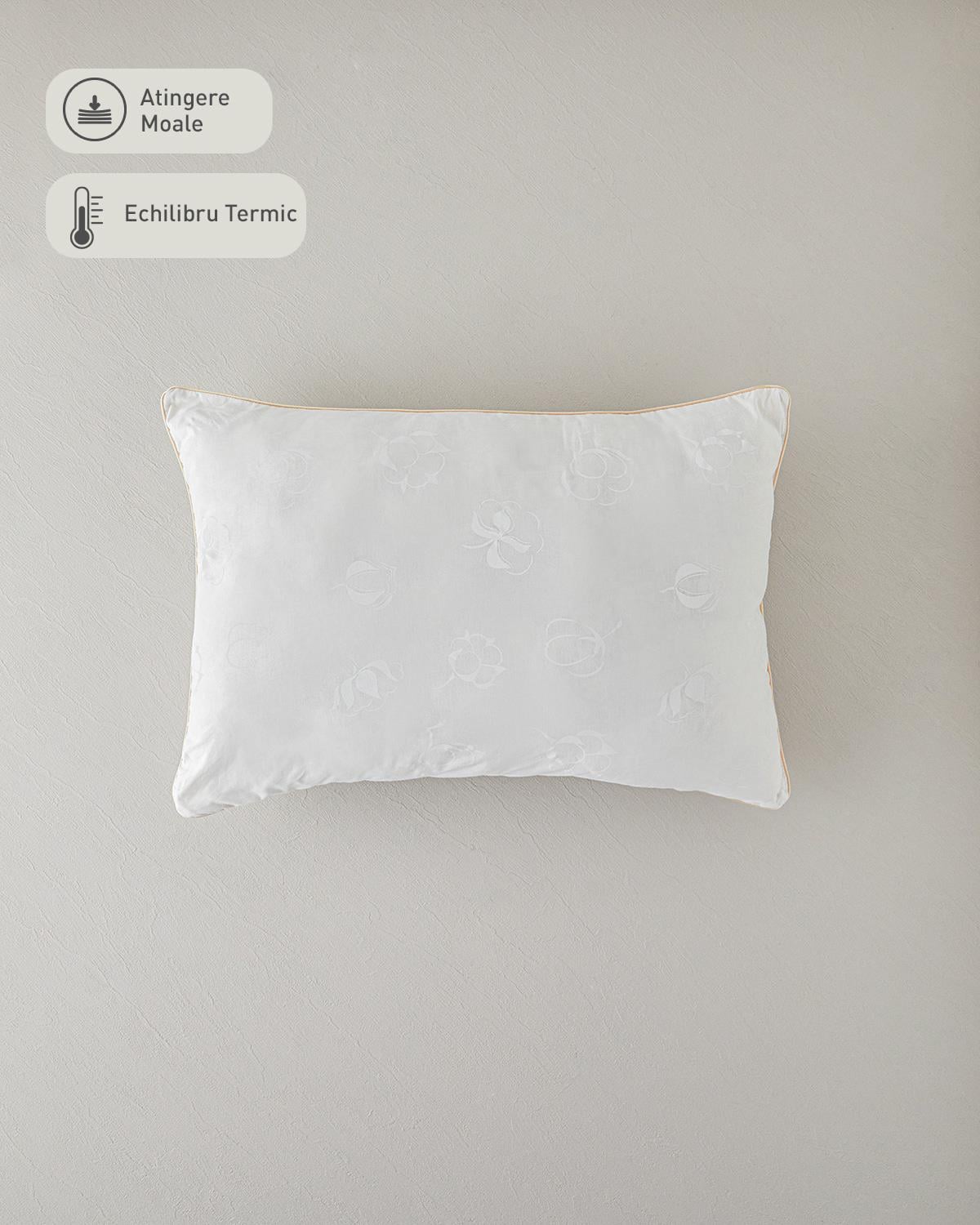 Comfy Cotton Pillow 50x70 cm White