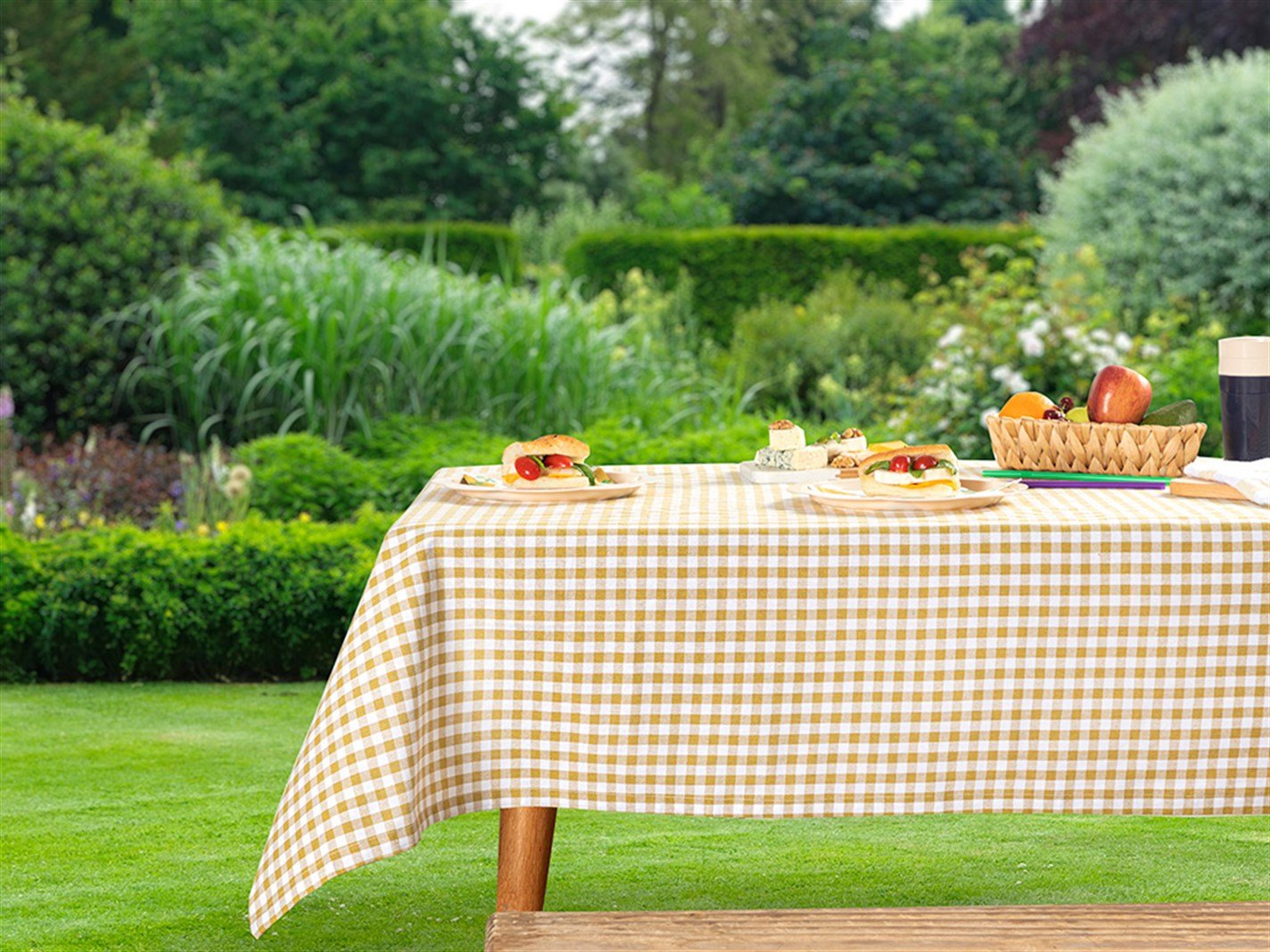 Petit Plaid #  160x160 cm Kiwi Green