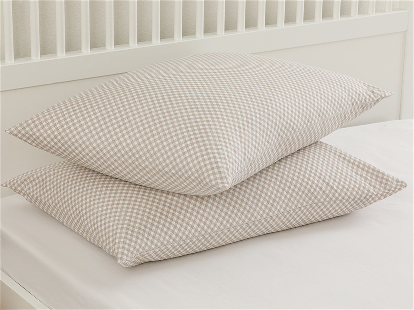 Pin Check 57 Tel / 144 Numărul de fir 2 set 50x70 cm Burgundia-gri