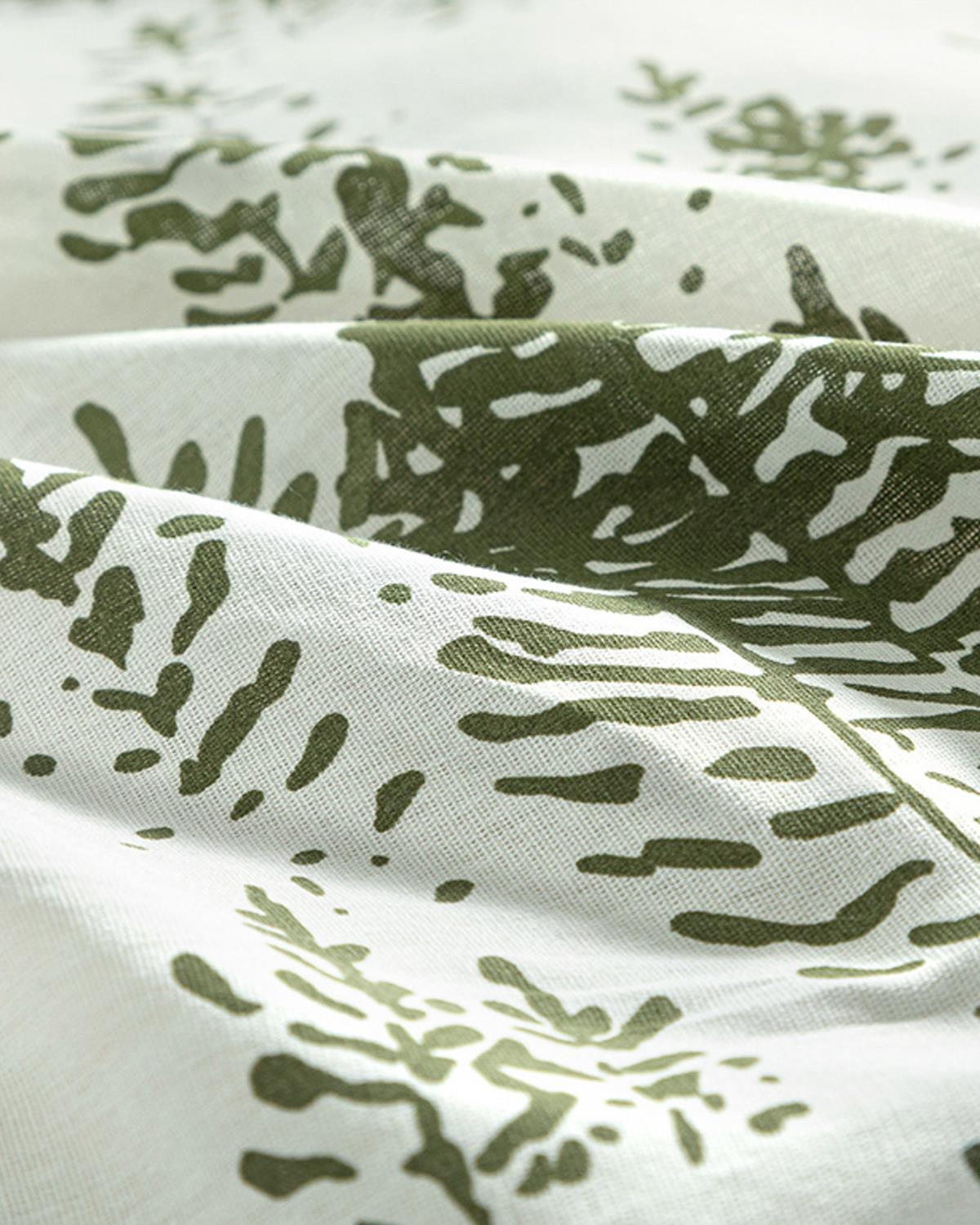 Pine Forest Set Lenjerie De Pat Single - Set Lenjerie De Pat Bumbac | English Home, 160 x 220 cm, Verde